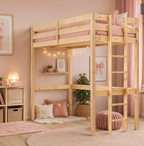 Memphis wood high sleeper - 'memphis',