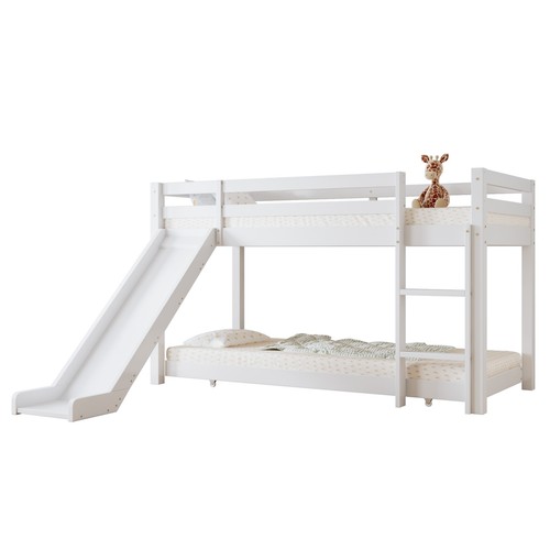 Kids wooden bunk beds high - bunk,