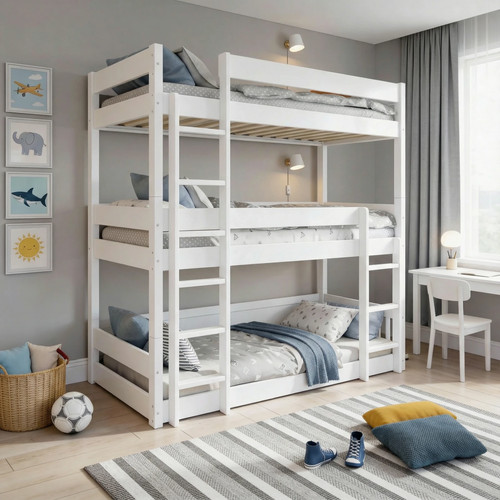 Triple bunk beds kids children - kids,