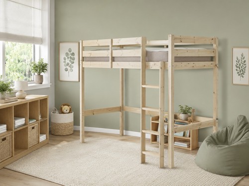 Heavy duty solid - pine, high