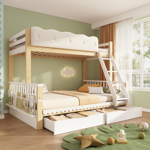 Solid wood bunk - bed, kids