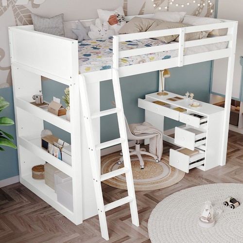 Single solid pine wood - single, loft