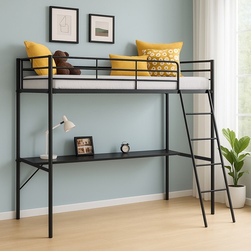 Bunk single high sleeper bed - bunk,